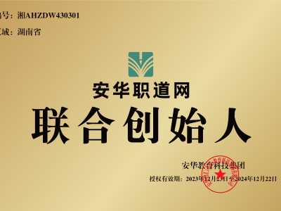 湖南省联合创始人铜牌